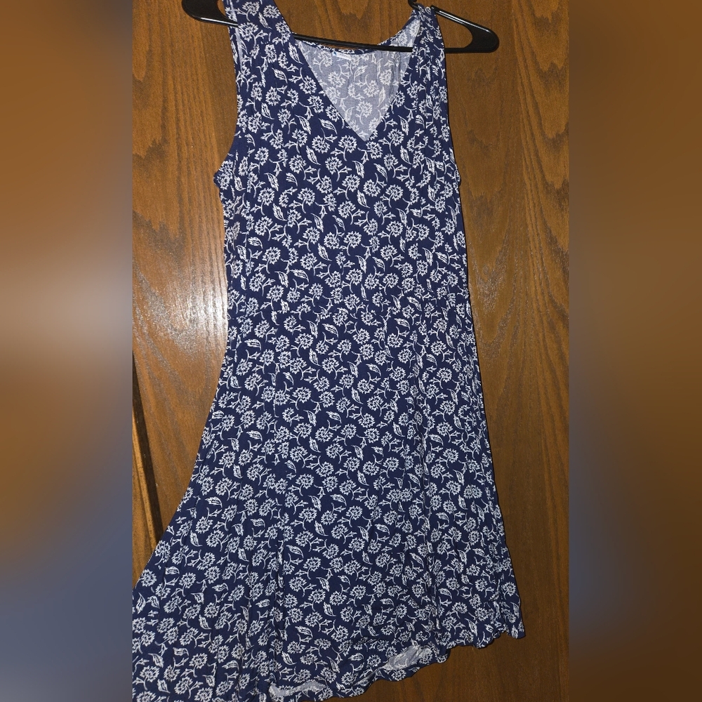 Blue Floral Dress